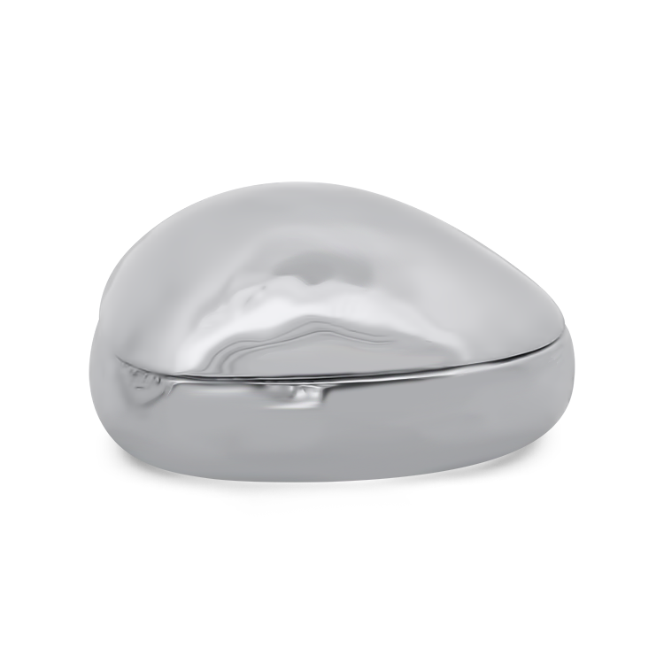 Estate Tiffany & Co. Perfume Bottle Estate Tiffany & Co. Sterling Silver Triangular Hammer Pillbox