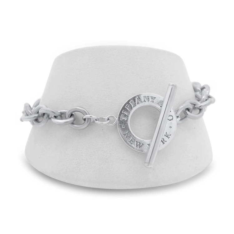 Estate Tiffany & Co. Bracelet Estate Tiffany & Company Sterling Silver Toggle Bracelet