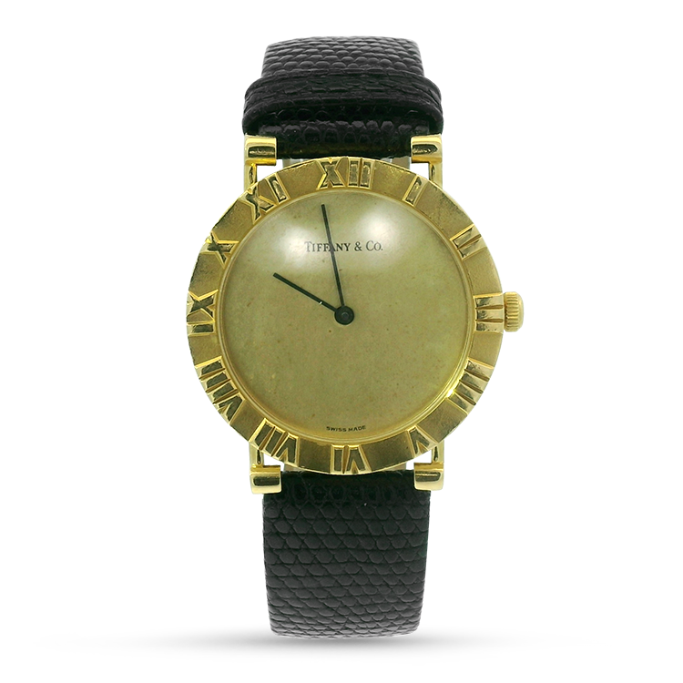 Estate Tiffany & Co. Watch Pre-owned Tiffany & Co. Atlas Watch 31mm Yellow Gold