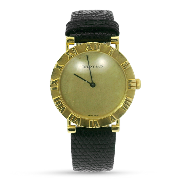 Pre-owned Tiffany & Co. Atlas Watch 31mm Yellow Gold  display picture 3