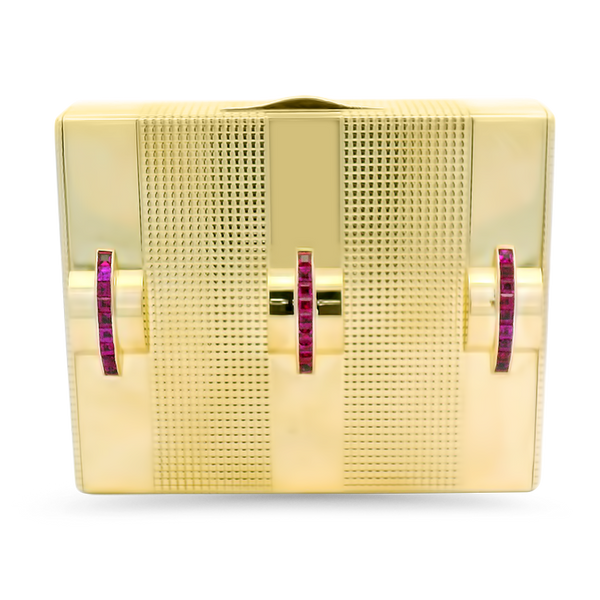 ronson cigarette Ronson “Mastercase”, Vintage Cigarette Case/Lighter Combo , -very nice Art  Deco style, -hand engraved font “I K”, -made in USA, -C.1930, Sold