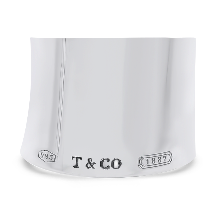 Estate Tiffany & Co. Bracelet Tiffany & Co. Estate 1837 Sterling Silver Large Concave Cuff Bracelet