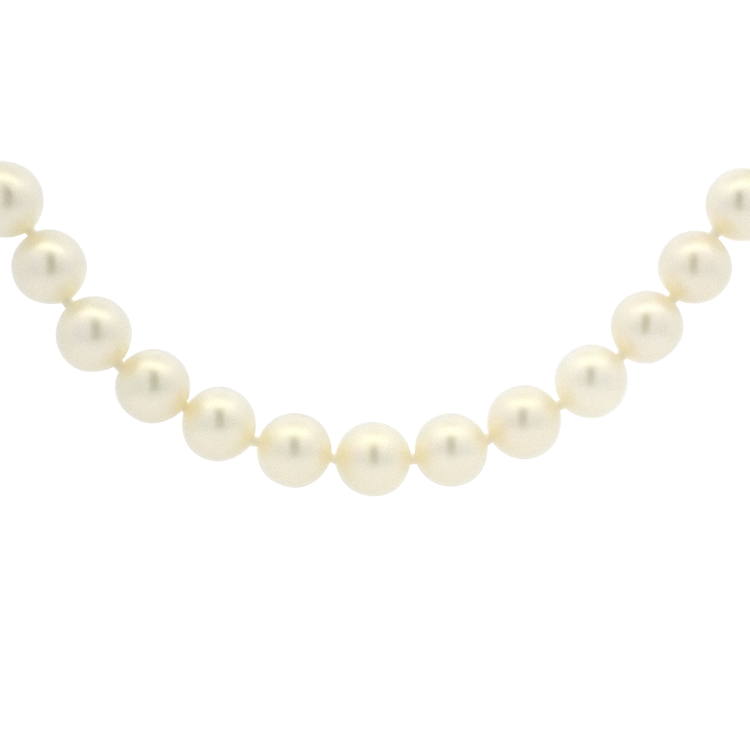 Estate Tiffany & Co. Necklaces and Pendants Tiffany & Co. Estate 18k Yellow Gold Pearl Strand Necklace