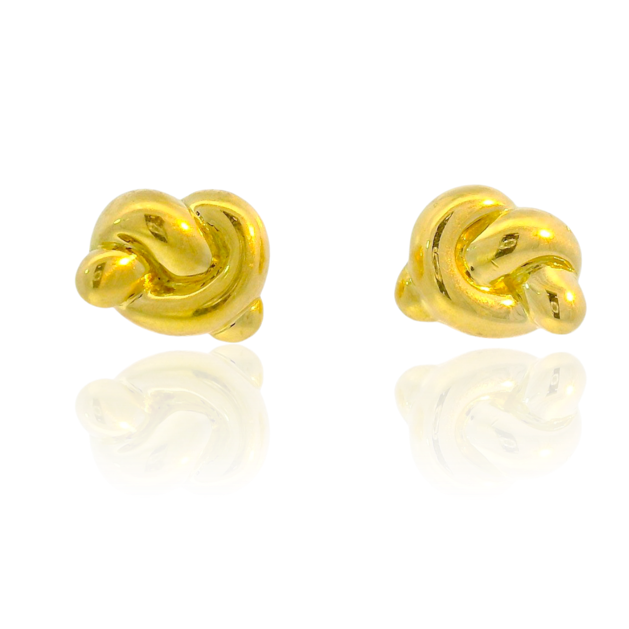 Estate Tiffany & Co. Earrings Tiffany & Co. Estate 18K Yellow Gold Pretzel Knot Stud Earrings