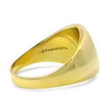 Estate Tiffany & Co. Ring Tiffany & Co. Estate 18K Yellow Gold Signet Ring 8