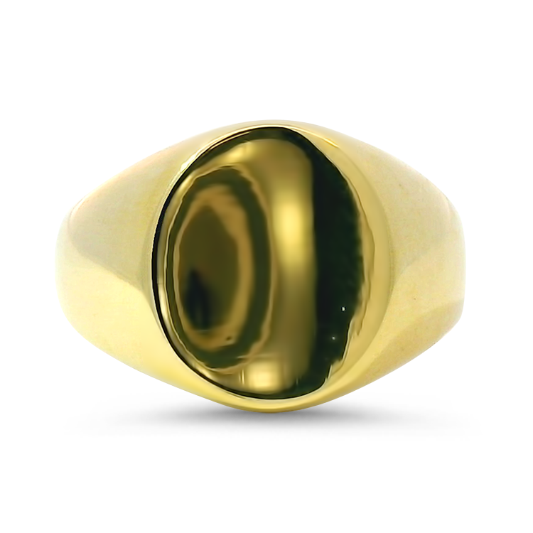 Estate Tiffany & Co. Ring Tiffany & Co. Estate 18K Yellow Gold Signet Ring 8