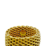 Estate Tiffany & Co. Ring Tiffany & Co. Estate 18K Yellow Gold Somerset Mesh Ring 8