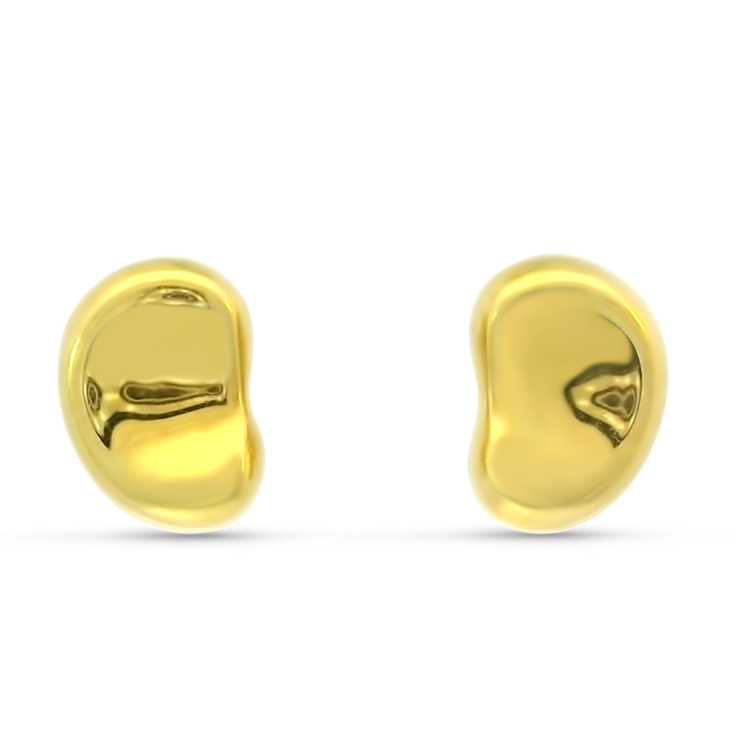 Estate Tiffany & Co. Earrings Tiffany & Co. Estate Elsa Peretti 18K Yellow Gold Bean Earrings