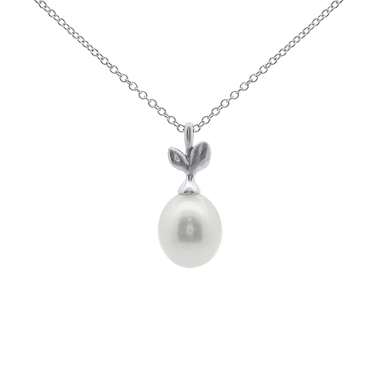Estate Tiffany & Co. Necklaces and Pendants Tiffany & Co. Estate Paloma Picasso Olive Leaf Pearl Necklace