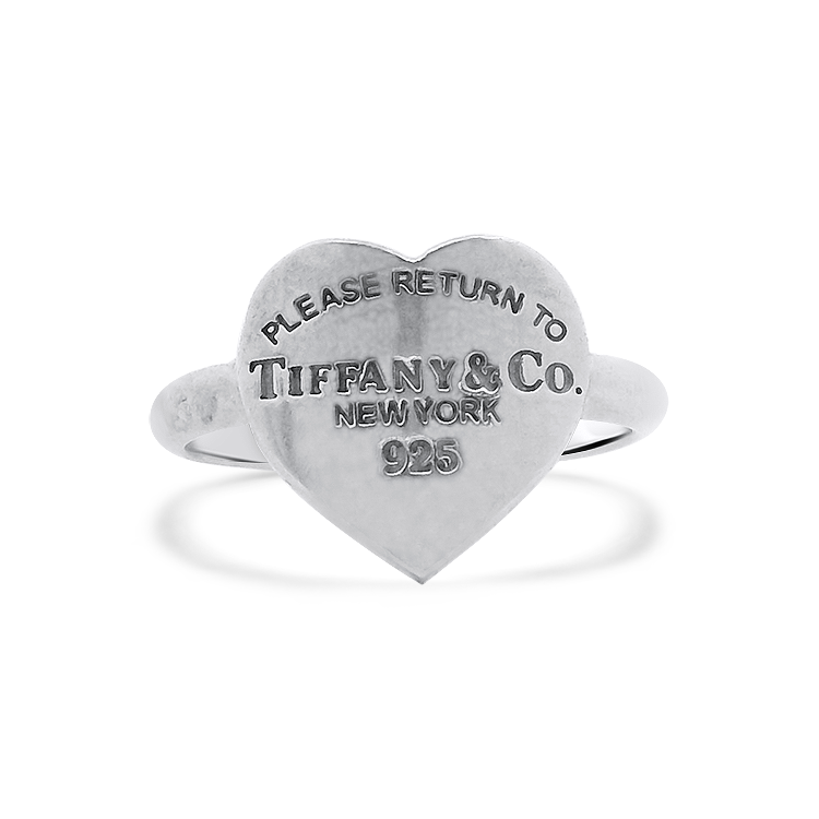 Estate Tiffany & Co. Ring Tiffany & Co. Estate “Return to Tiffany®" Heart Tag Ring