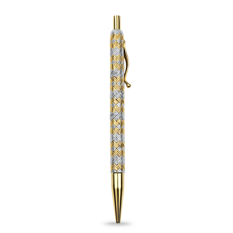 Estate Tiffany & Co. Accessories Tiffany & Co. Estate Solid 14k Yellow & White Gold Woven Pen