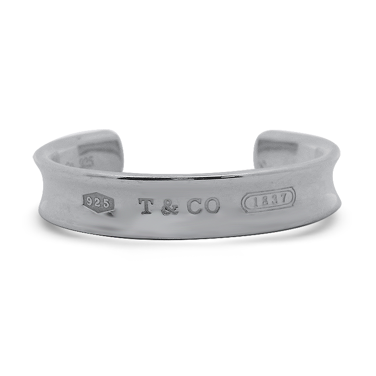 Estate Tiffany & Co. Bracelet Tiffany & Co. Estate Sterling Silver 1837 Cuff Bracelet
