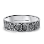 Estate Tiffany & Co. Bracelet Tiffany & Co. Estate Sterling Silver Celtic Engraved Bangle