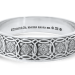 Estate Tiffany & Co. Bracelet Tiffany & Co. Estate Sterling Silver Celtic Engraved Bangle