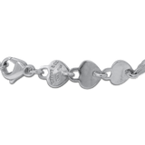 Estate Tiffany & Co. Bracelet Tiffany & Co. Estate Sterling Silver Heart Padlock Link Bracelet