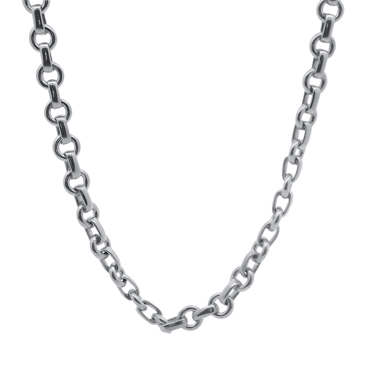 Estate Tiffany & Co. Necklaces and Pendants Tiffany & Co. Estate Sterling Silver Rolo Link Chain Necklace