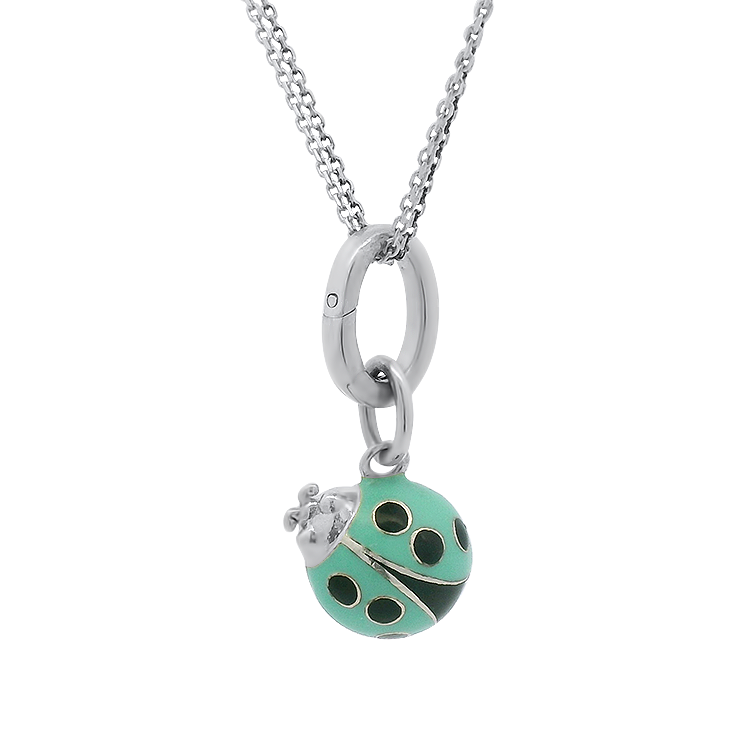 Estate Tiffany & Co. Necklaces and Pendants Tiffany & Co. Estate Sterling Silver Small Ladybug Charm