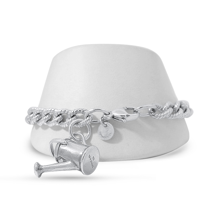 Estate Tiffany & Co. Bracelet Tiffany & Co. Estate Sterling Silver Water Can Charm Bracelet