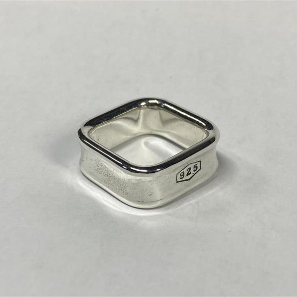 Estate Tiffany & Co. Wedding Band Tiffany & Co. Estate Sterling Silver Wide Square Band 5.25