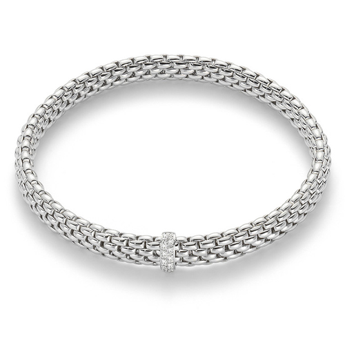 Fope Bracelet FOPE 18k White Gold Vendome Bracelet with Diamonds - Small