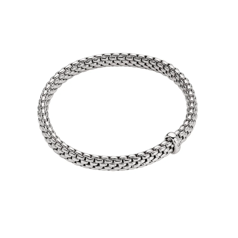 Fope Bracelet FOPE 18K White Gold Vendome Bracelet with Diamonds - Small