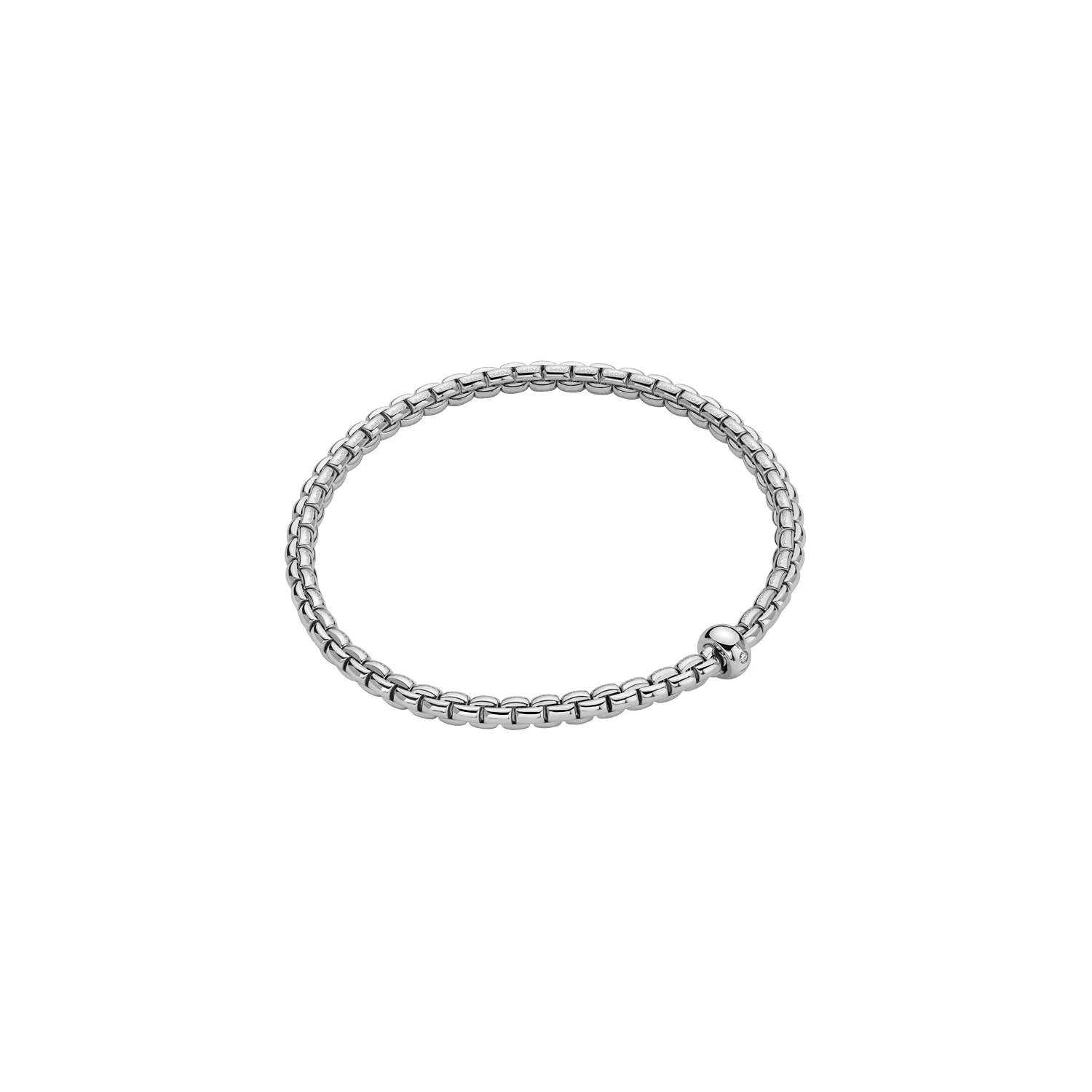 Fope Bracelet Fope Eka 18K White Gold Flex'It  Bracelet - Large