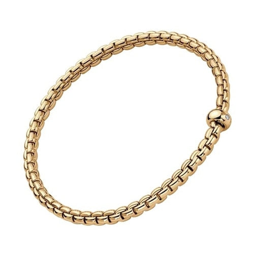 Fope Bracelet Fope Eka 18k Yellow Gold Flex'It Bracelet - Medium