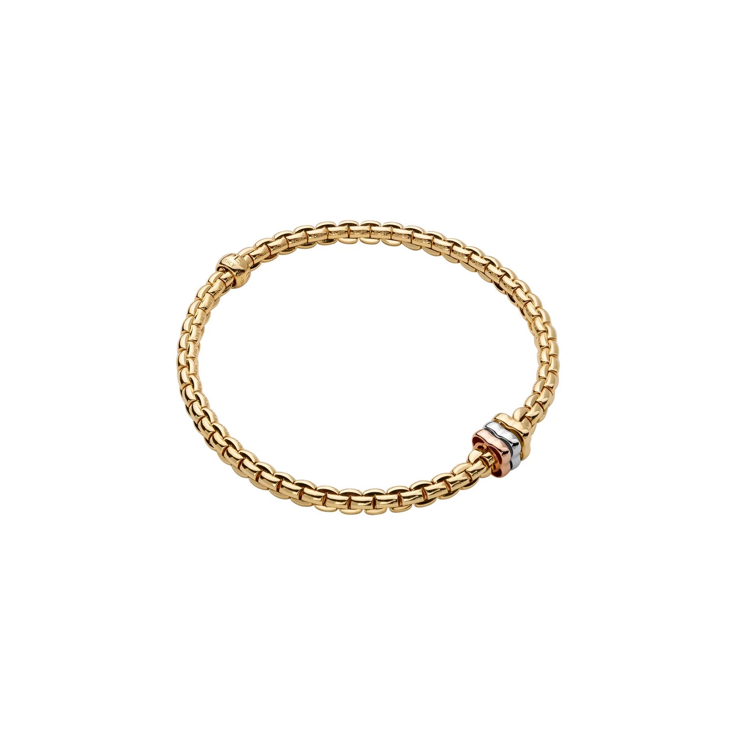 Fope Bracelet Fope Eka 18k Yellow Gold Flex'It Bracelet - Size Medium