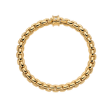 Fope Bracelet Fope Eka Flex’It 18k Yellow Gold Flex'it Bracelet with Diamond Accent - Size X-Large
