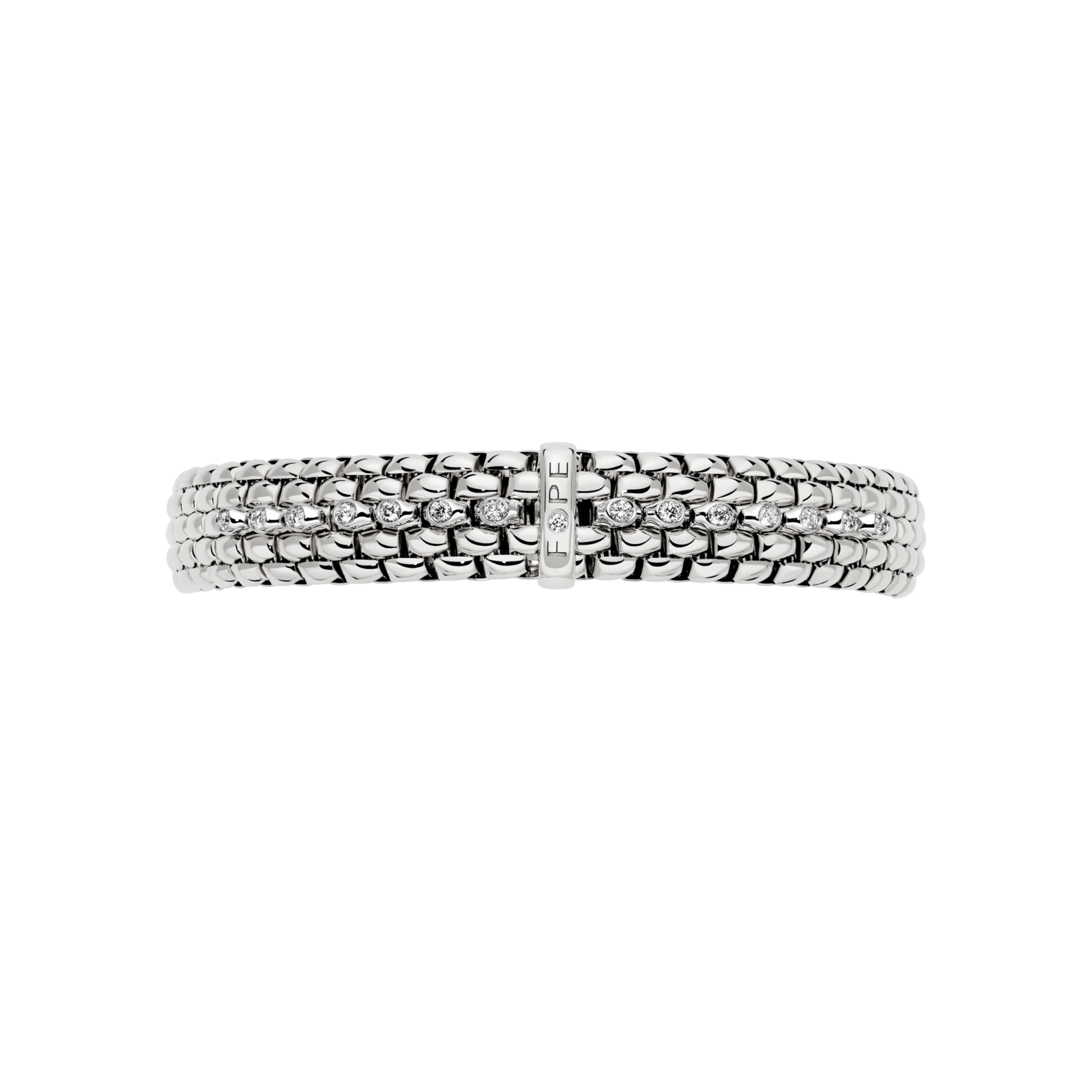 Fope Bracelet Fope Panorama 18k White Gold Flex'it Bracelet - Small