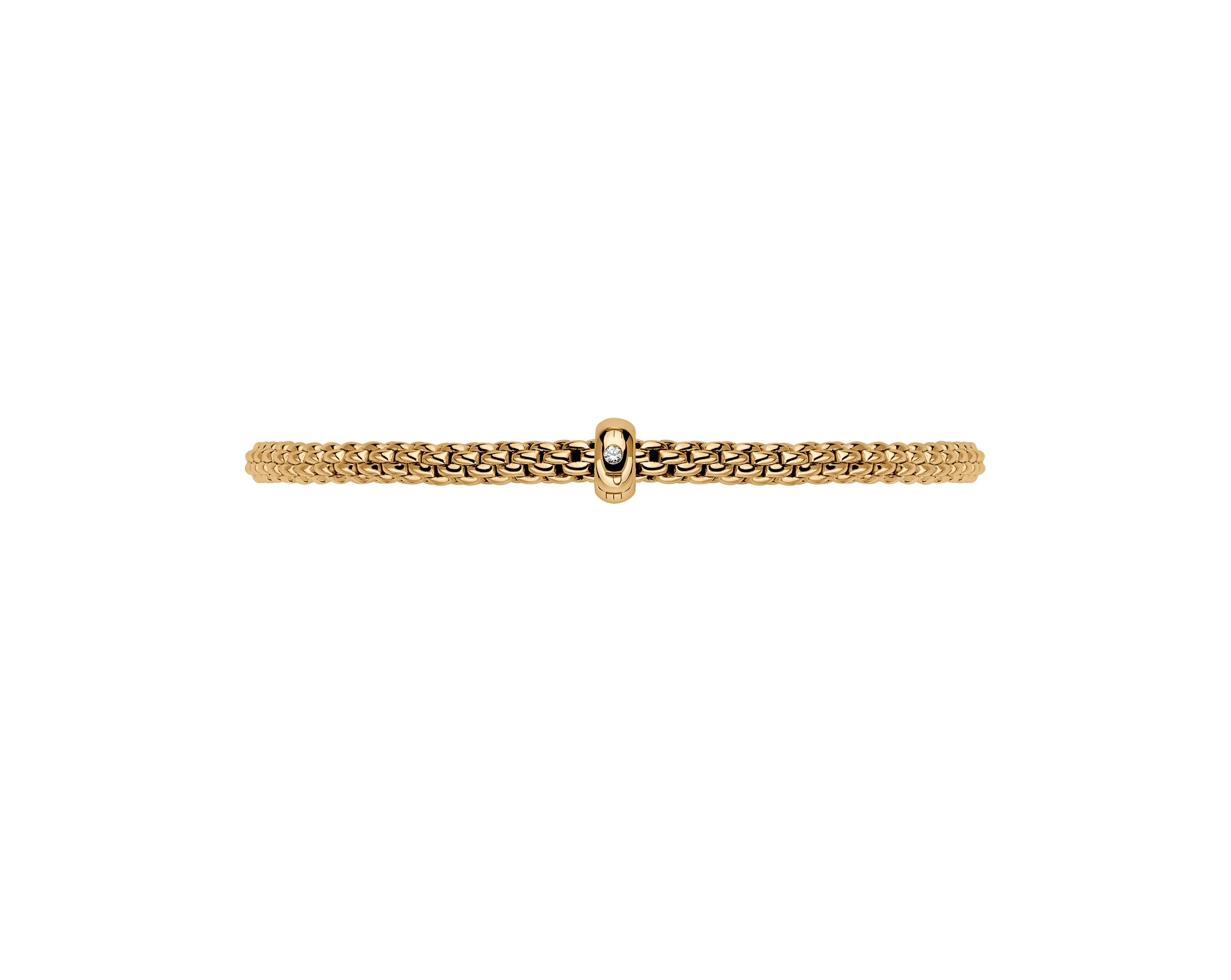 Fope Bracelet Fope Prima 18K Yellow Gold Flex'it Bracelet - Size Medium