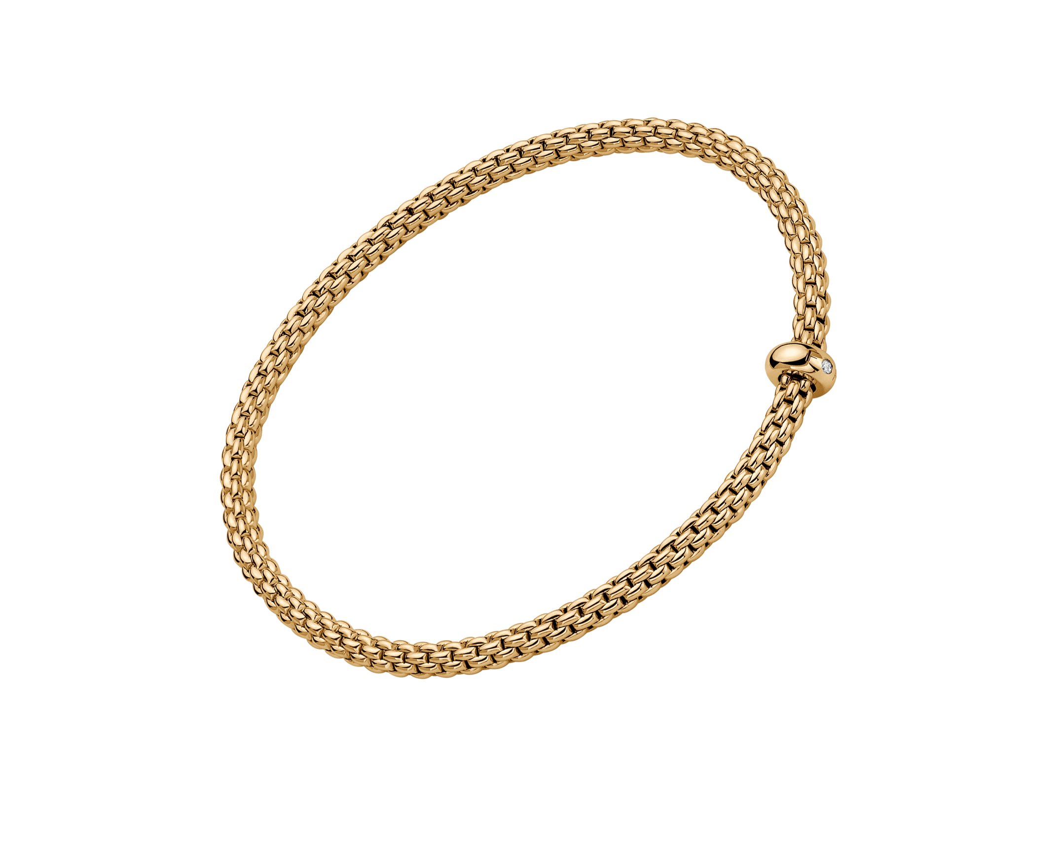 Fope Bracelet Fope Prima 18K Yellow Gold Flex'it Bracelet - Size Medium