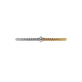 Fope Bracelet Fope Prima 18K Yellow & White Gold Flex'it Bracelet - Size Medium