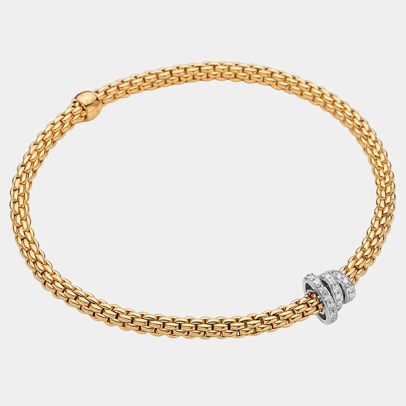 Fope Bracelet Fope Prima Flex'it Bracelet with Diamonds