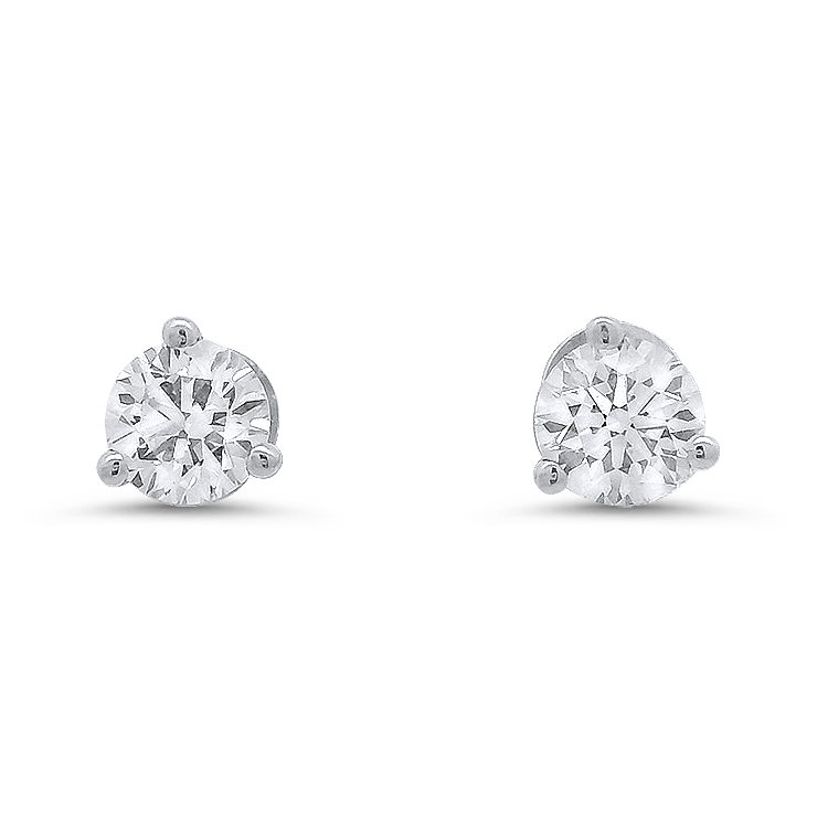 Hearts on Fire Earrings .76ctw Hearts On Fire Estate Diamond Studs