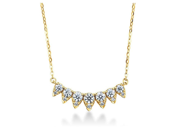 Amazon.com: Heart Arrow Pendant Necklace Gold Color AAA
