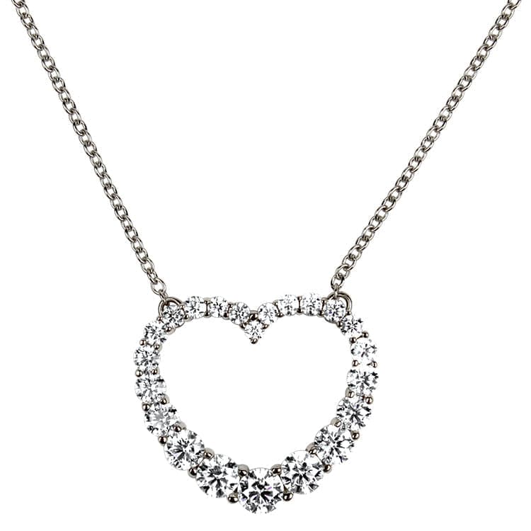 Hearts on Fire Necklaces and Pendants Copy of Hearts on Fire 18K White Gold "Whimsical Circle" Diamond Necklace