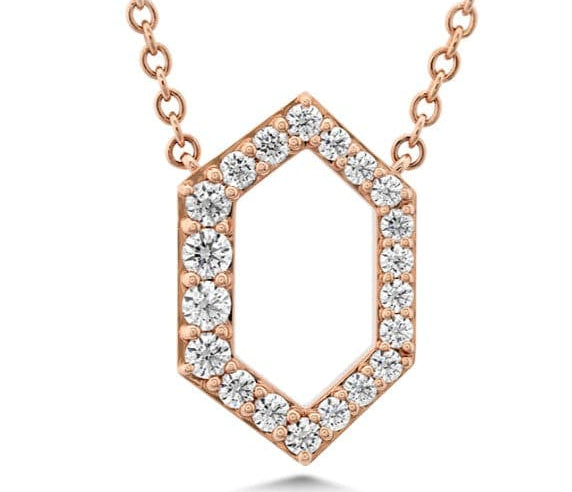 Hearts on Fire Necklaces and Pendants Copy of Hearts on Fire 18K Yellow Gold "Charmed V" Diamond Necklace
