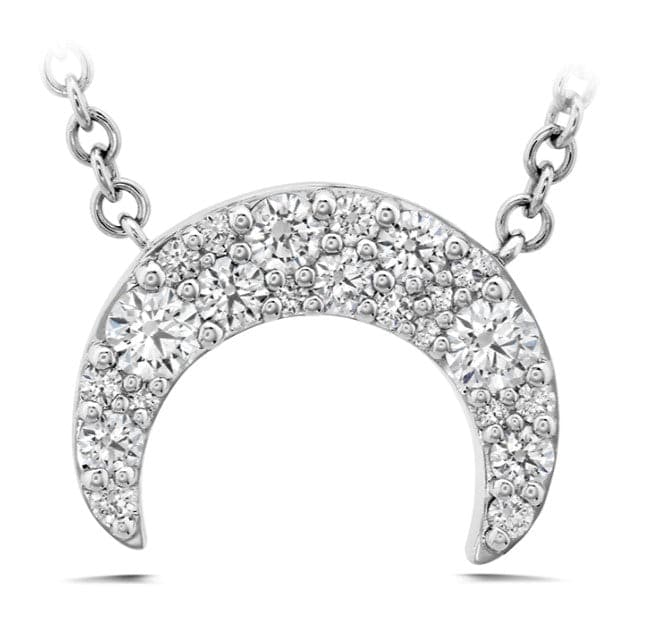 Hearts on Fire Necklaces and Pendants Hearts on Fire 18K White Gold "Charmed Horn" Diamond Necklace