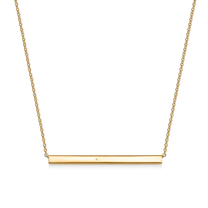 Hearts on Fire Necklaces and Pendants Hearts On Fire Barre 18K Yellow Gold Pave Diamond Necklace