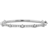 Hearts on Fire Bracelet Hearts on Fire Copley 18k White Gold Diamond Bangle