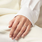 Hearts on Fire Wedding Band Hearts On Fire Destiny Platinum Diamond Band - 0.35ctw