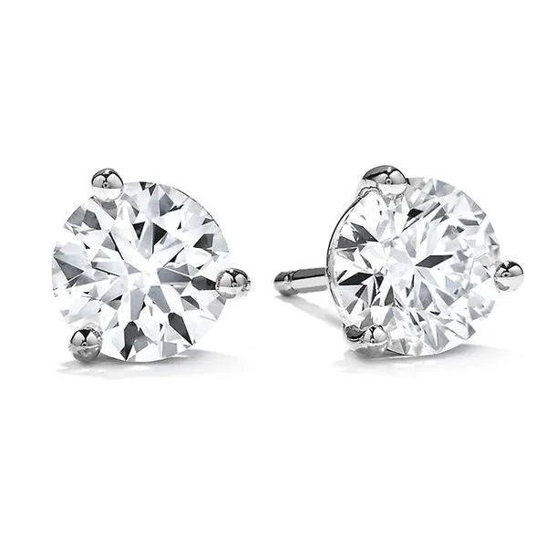 Hearts on Fire Earrings Hearts on Fire Diamond 18K White Gold 1.95-2.09ct Diamond Stud Earrings