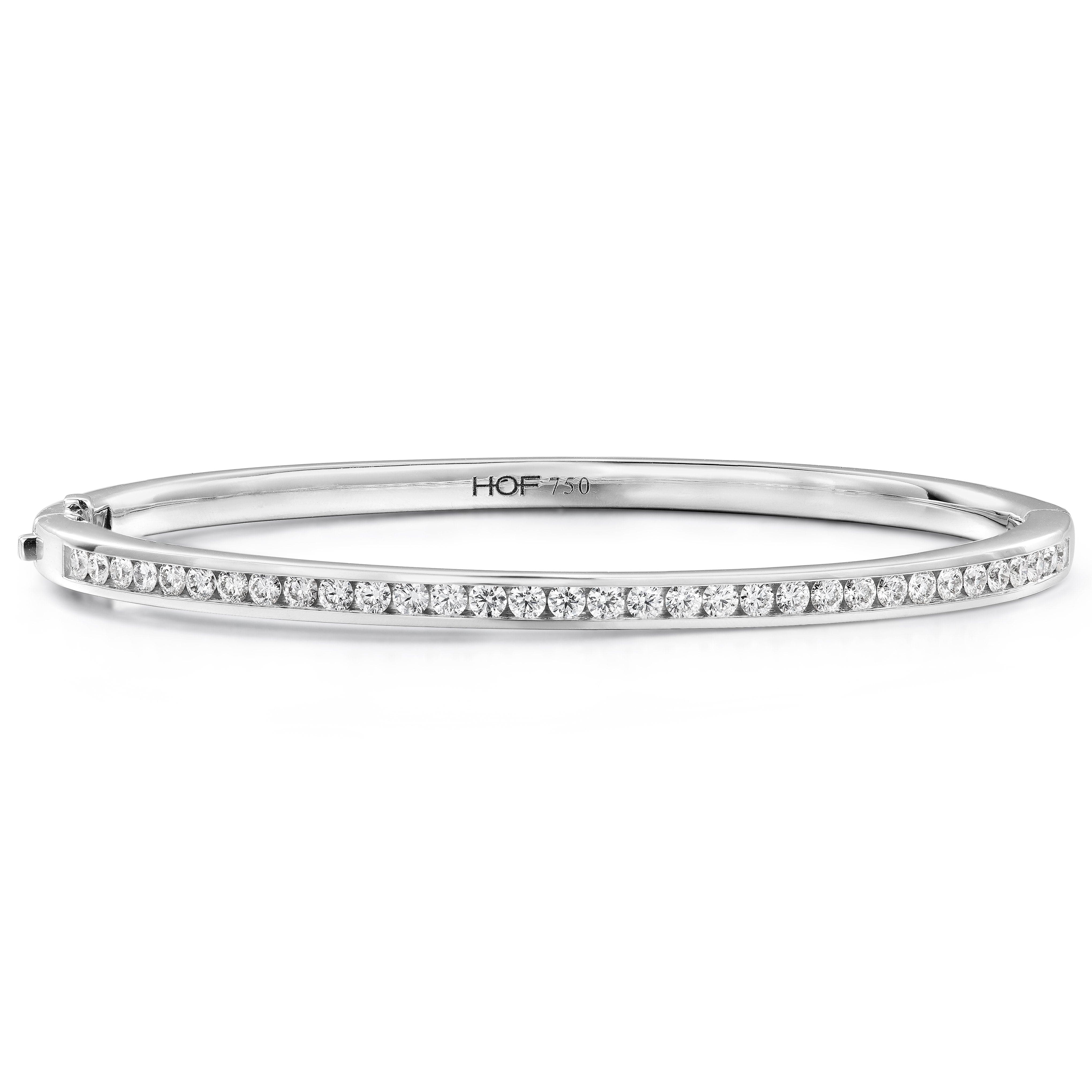 Hearts On Fire HOF Classic Channel Set Diamond Bangle - 2cts – Springer's