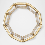 Hearts on Fire Bracelet Hearts On Fire Inside Out 18k Yellow Gold Diamond Link Bracelet