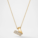 Hearts on Fire Necklaces and Pendants Hearts On Fire Inside Out 18k Yellow Gold Diamond Spiral Pendant Necklace