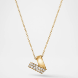 Hearts on Fire Necklaces and Pendants Hearts On Fire Inside Out 18k Yellow Gold Diamond Spiral Pendant Necklace