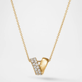 Hearts on Fire Necklaces and Pendants Hearts On Fire Inside Out 18k Yellow Gold Diamond Spiral Pendant Necklace