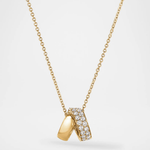 Hearts on Fire Necklaces and Pendants Hearts On Fire Inside Out 18k Yellow Gold Diamond Spiral Pendant Necklace