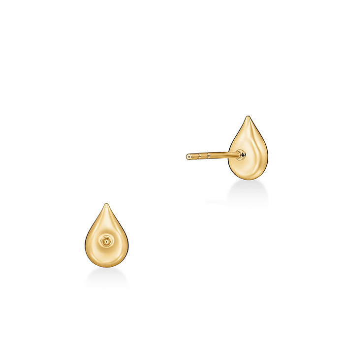 Hearts on Fire Earring Hearts On Fire LU 18K Yellow Gold Diamond Droplet Stud Earrings - .60cts